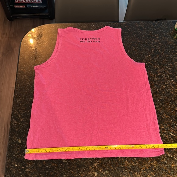 Peleton pink sleeveless tank. Lightly worn. Excellent condition. - Picture 3 of 5